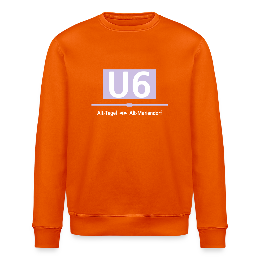 U6 - Unisex Bio Sweatshirt - Tieforange
