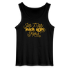 Jeh mah nich uffn Keks gelb - Männer Tank Top - Schwarz