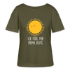 Ick fühl mir prima - Relaxed Rundhals Frauen Bio-T-Shirt - Khaki