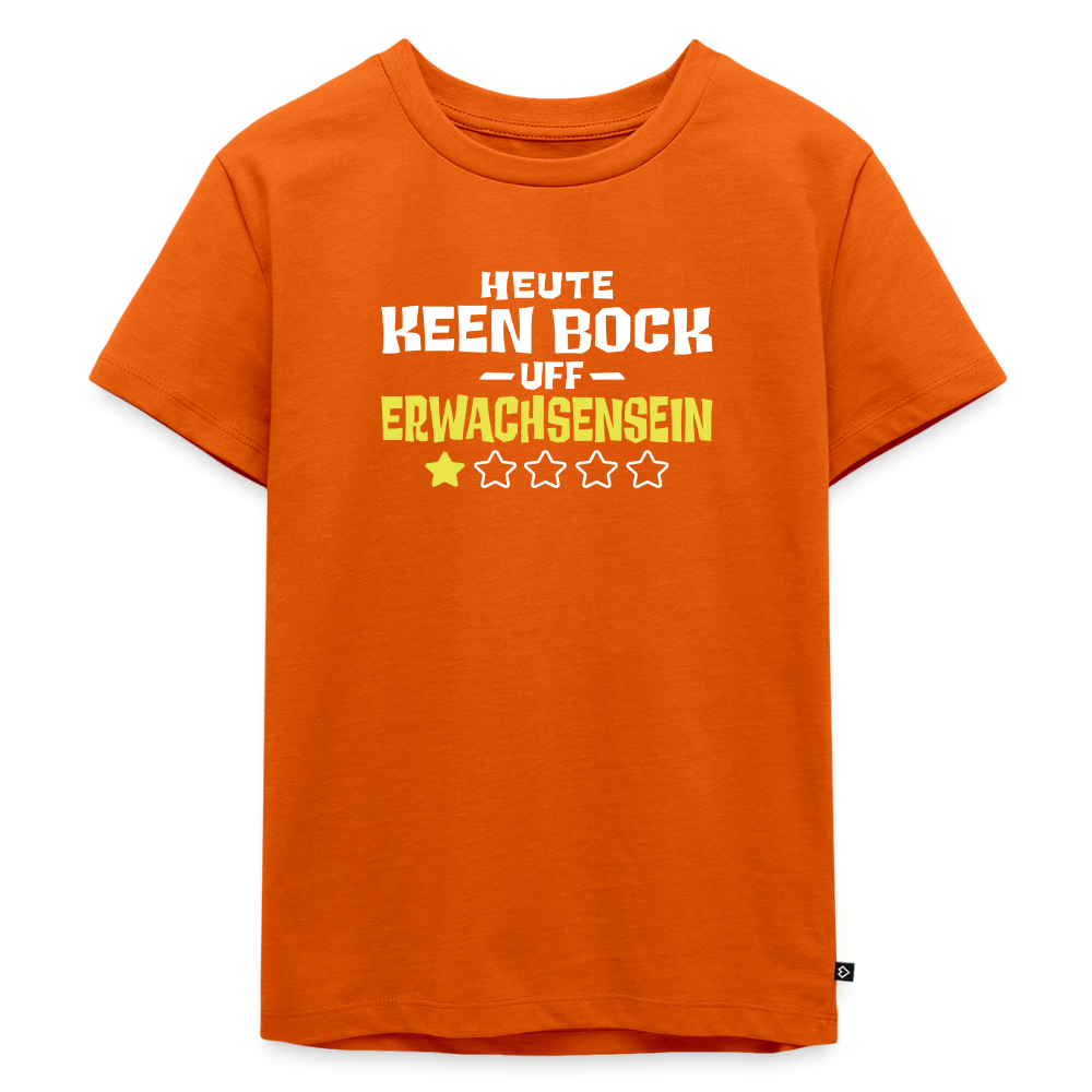 Keen Bock uff Erwachsensein - Kinder Premium T-Shirt - Orange