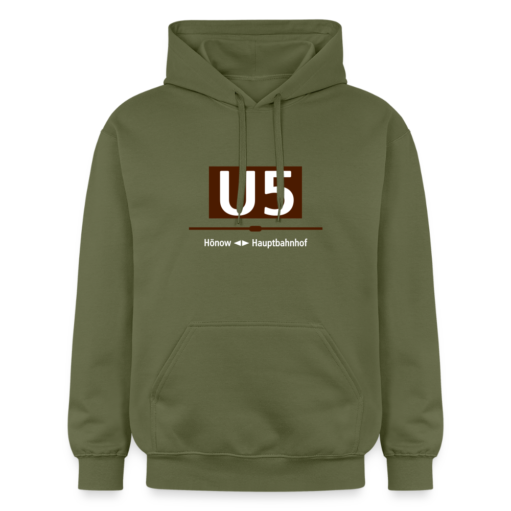 U5 - Hoodie - Militärgrün