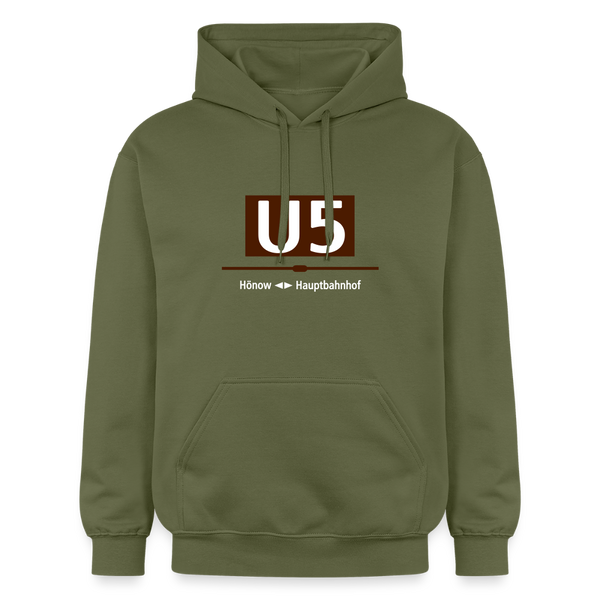 U5 - Hoodie - Militärgrün