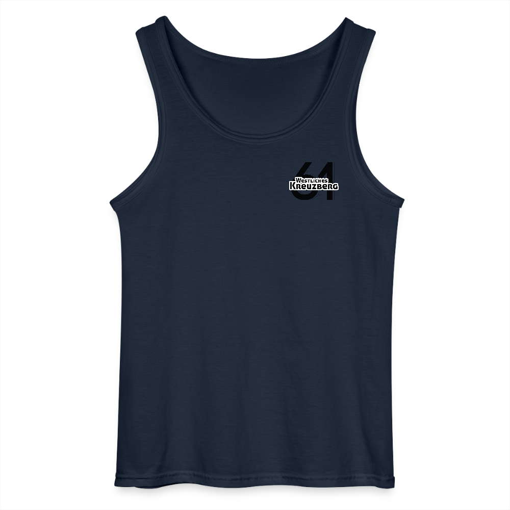 Westliches Kreuzberg - Männer Tank Top - Navy
