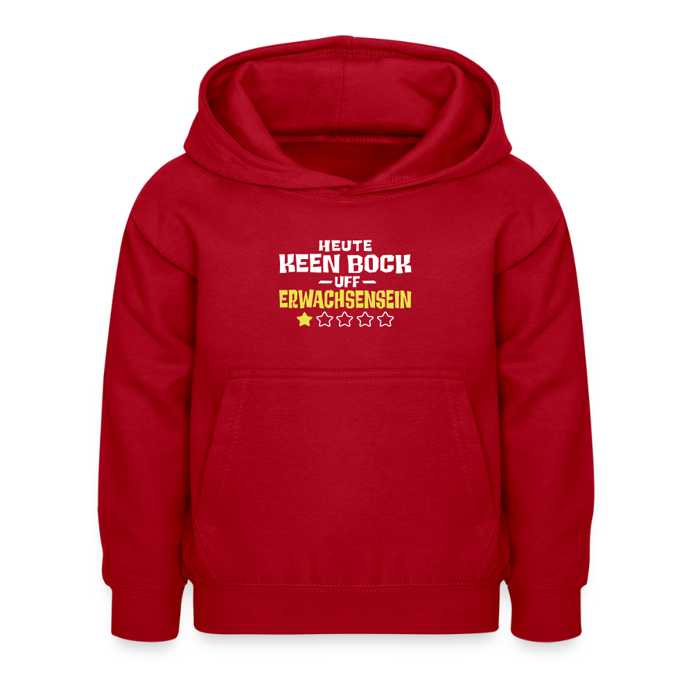 Keen Bock uff Erwachsensein - Kinder Hoodie - Rot