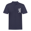Berliner Bär im Netz - weiß - Männer Polo T-Shirt - Navy