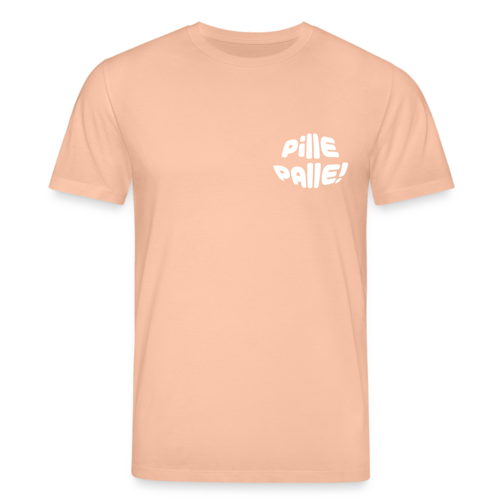 Pille Palle - Unisex Bio T-Shirt - Pfirsich