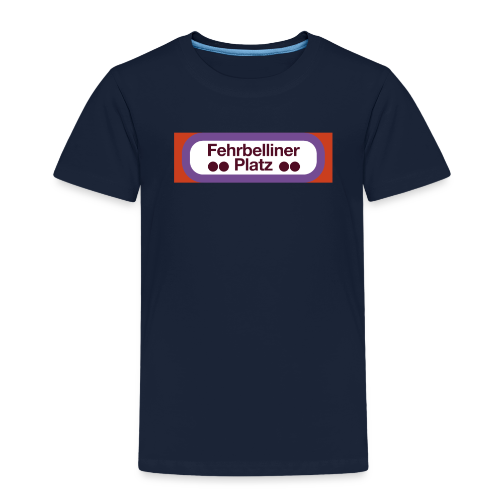 Fehrbelliner platz - Kinder Premium T-Shirt - Navy