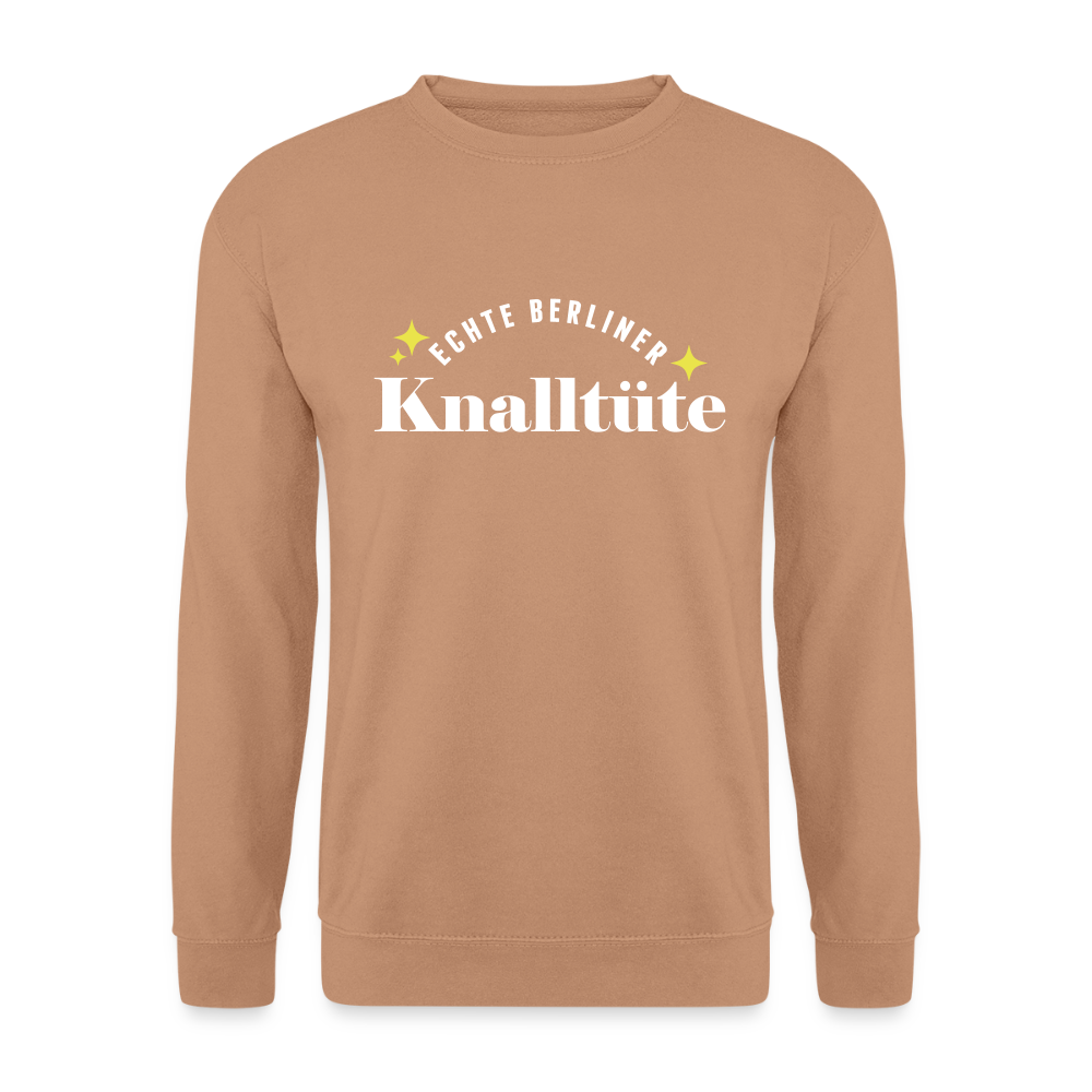 Echte Berliner Knalltüte - Unisex Pullover - Mocca