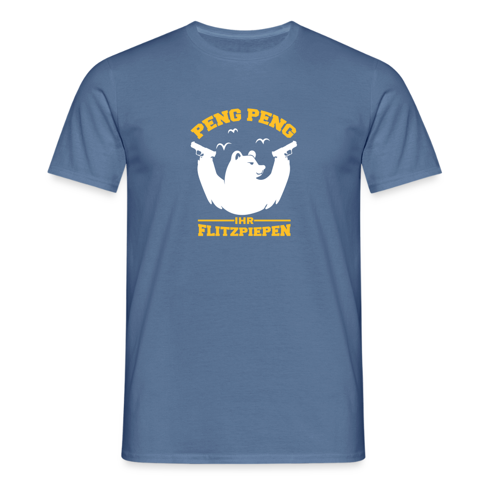 Peng Peng - Männer Premium T-Shirt - Taubenblau 