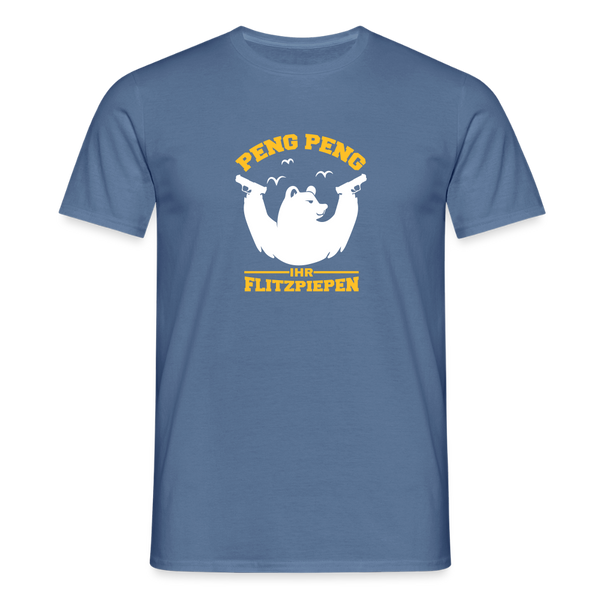 Peng Peng - Männer Premium T-Shirt - Taubenblau 