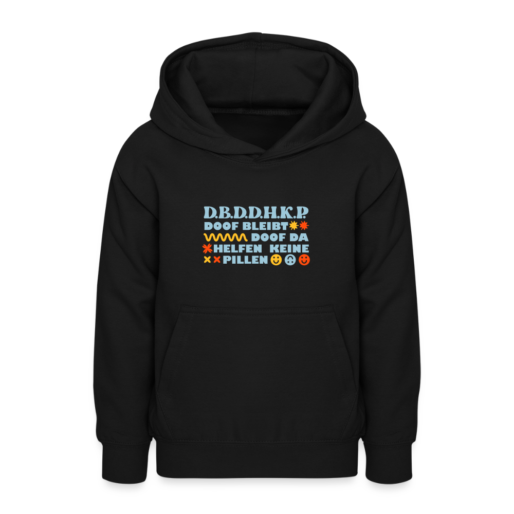 d.b.d.d.h.k.P - Teenager Hoodie - Schwarz