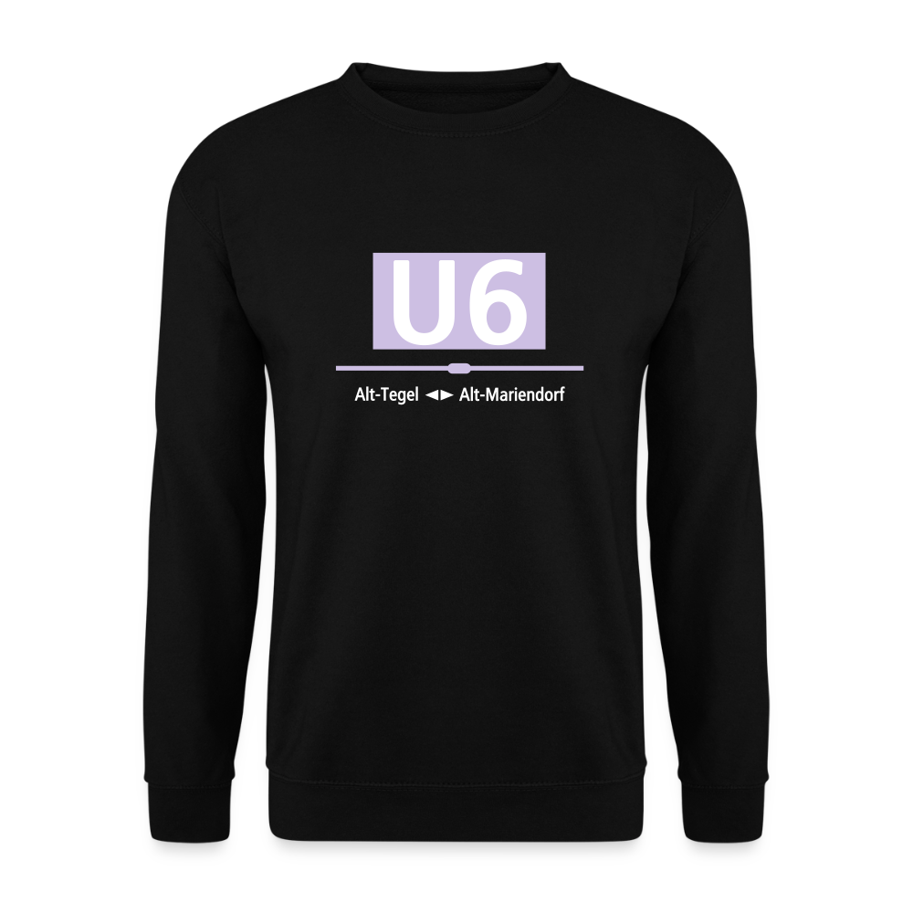 U6 - Unisex Pullover - Schwarz