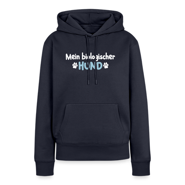 Mein biologischer Hund. - Frauen Premium Hoodie - Navy