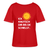 Ick knutsch dir Sonne! - Relaxed Rundhals Frauen Bio-T-Shirt - Rot