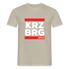 KRZBRG - Männer Premium T-Shirt - Sandbeige