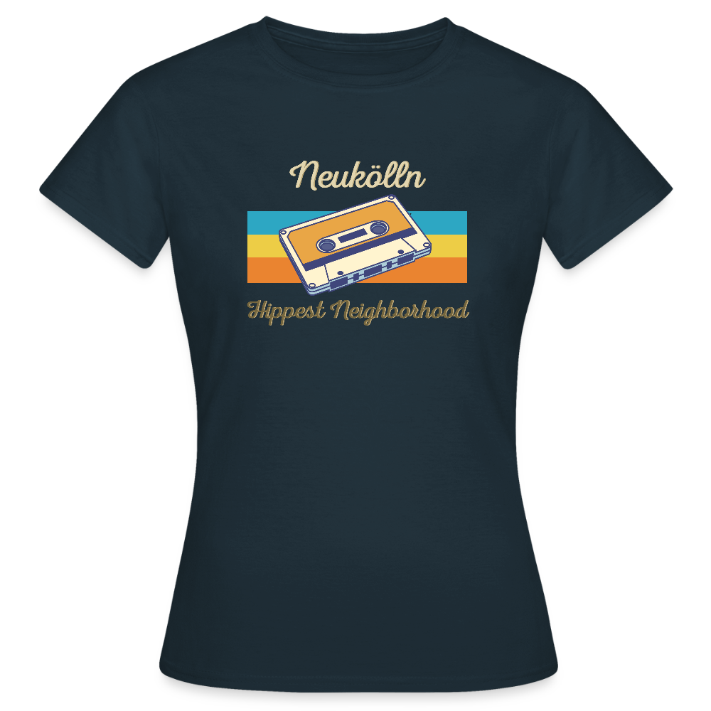 Hippes Neukölln - Frauen Premium T-Shirt - Navy