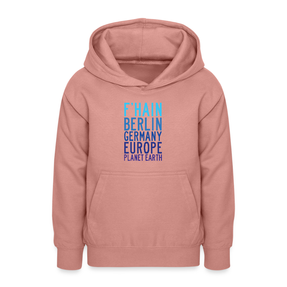 F'hain - Planet Earth - Teenager Hoodie - Altrosa