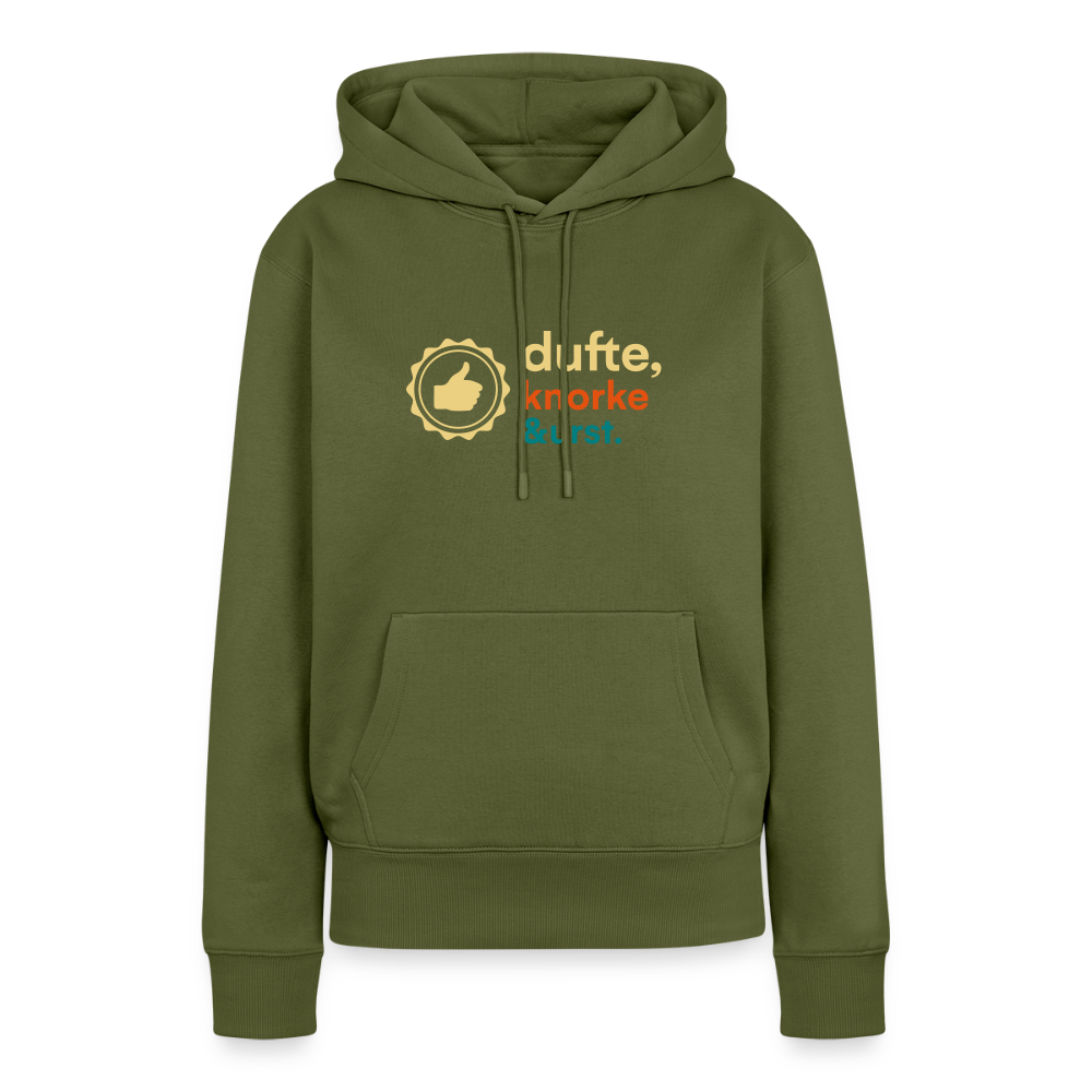 Dufte, Knorke, Urst - Frauen Premium Hoodie - Khaki