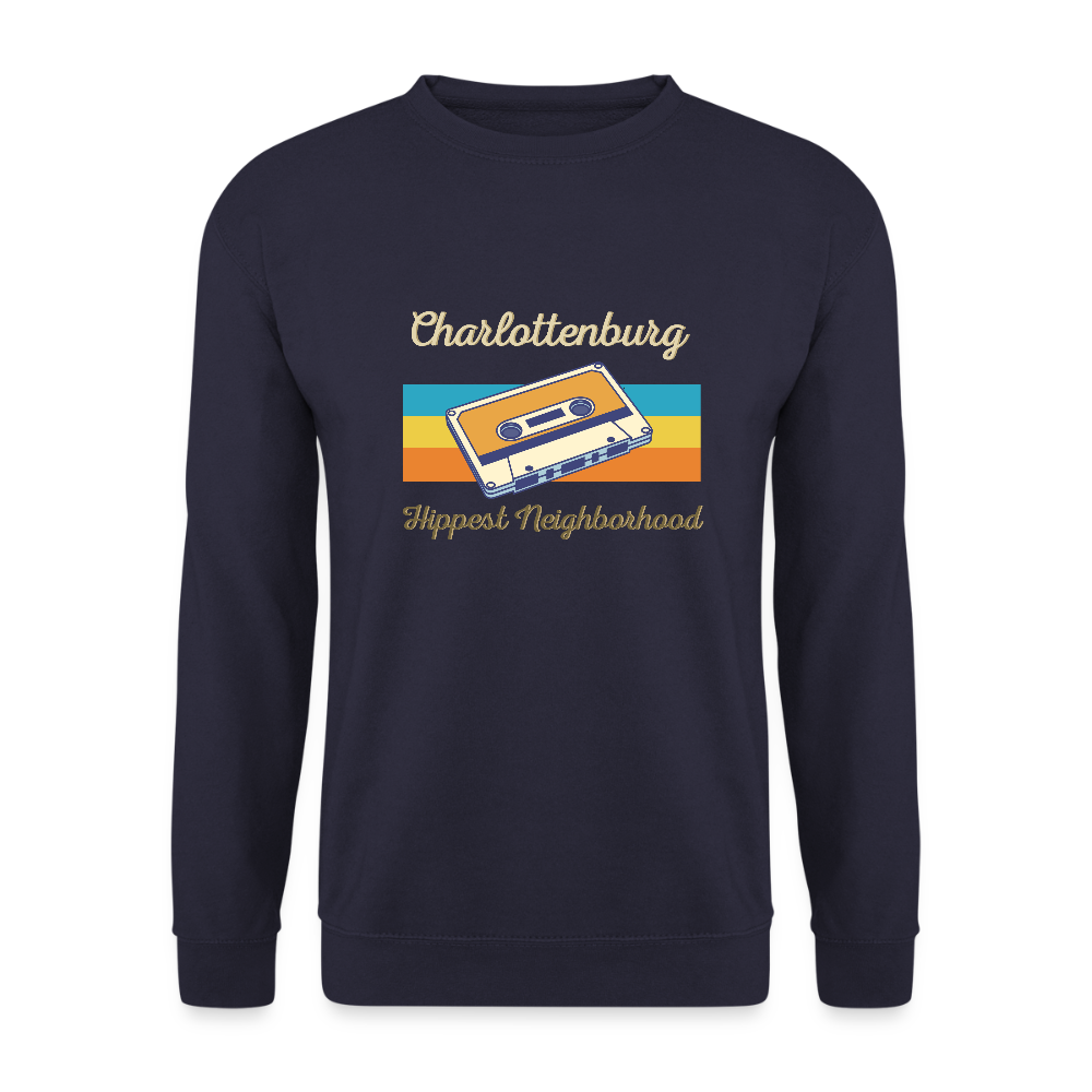 Charlottenburg Hippest Neighborhood - Unisex Pullover - Navy