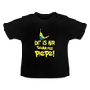 Schnurz Piepe mit Piep - Baby T-Shirt - Schwarz