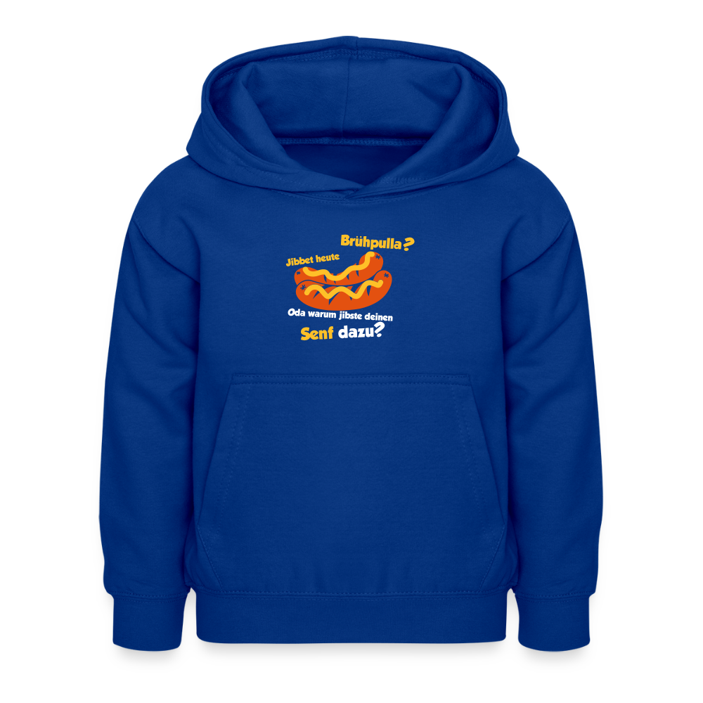 Jibbet Brühpulla - Kinder Hoodie - Royalblau