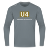 U4 - Männer Sport Langamshirt - Grau