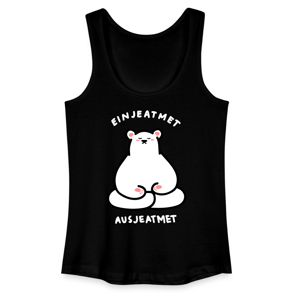 Einjeatmet - Frauen Bio Tank Top - Schwarz
