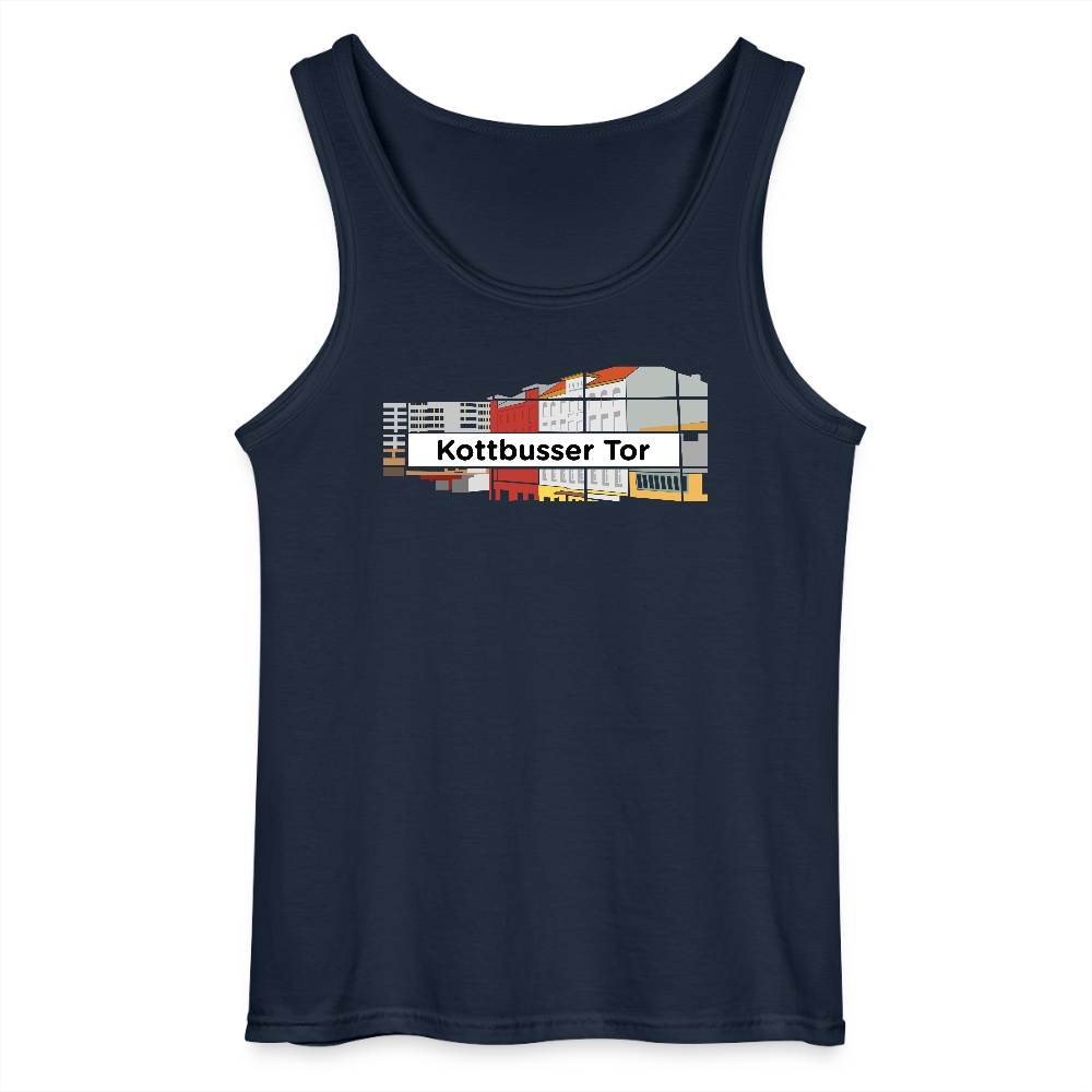 Kottbusser Tor - Männer Tank Top - Navy