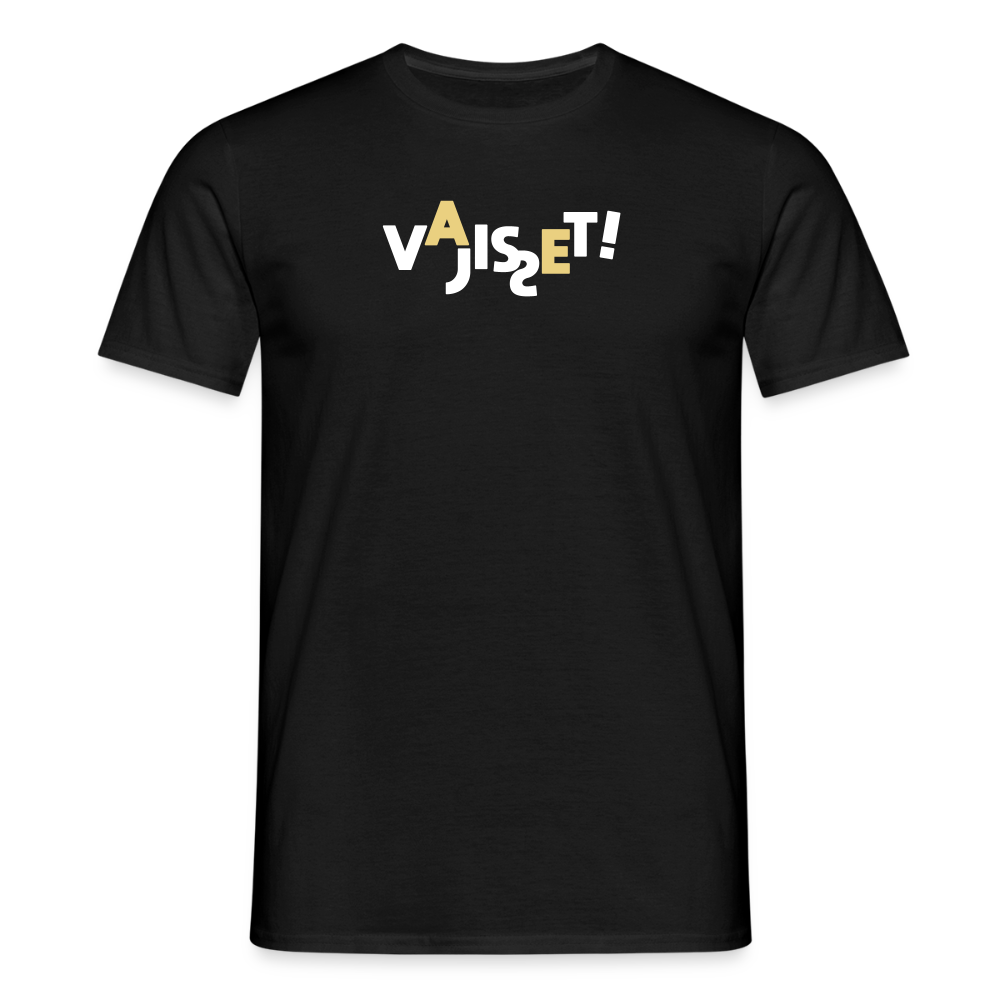 VAJISSET - Männer Premium T-Shirt - Schwarz