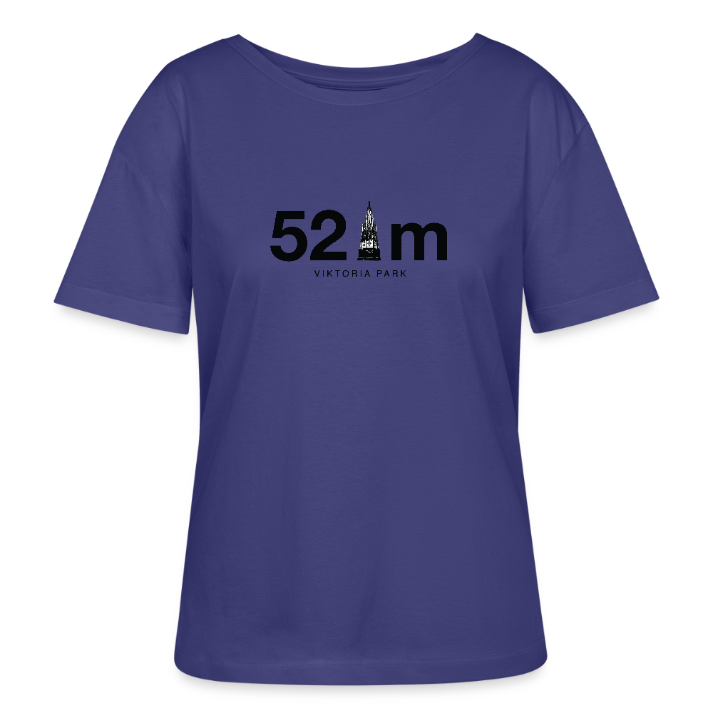 52 m Viktoria Park - Relaxed Rundhals Frauen Bio-T-Shirt - Dämmerung