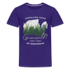 Grönland oder Grunewald - Teenager Premium T-Shirt - Lila