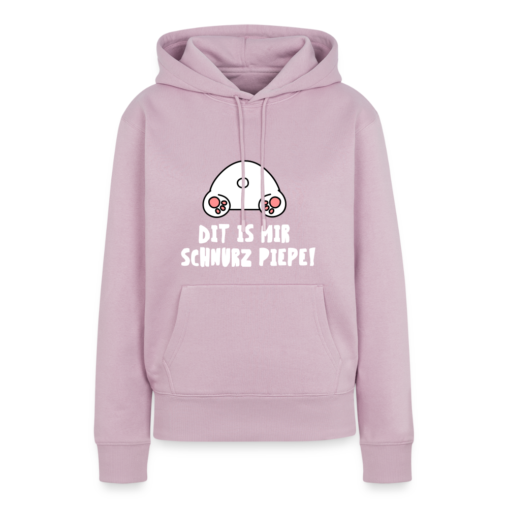 Dit is mir Schnurz Piepe - Frauen Premium Hoodie - Altrosa
