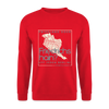 Friesland oder Friedrichshain - Unisex Pullover - Rot