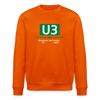 U3 - Unisex Bio Sweatshirt - Tieforange