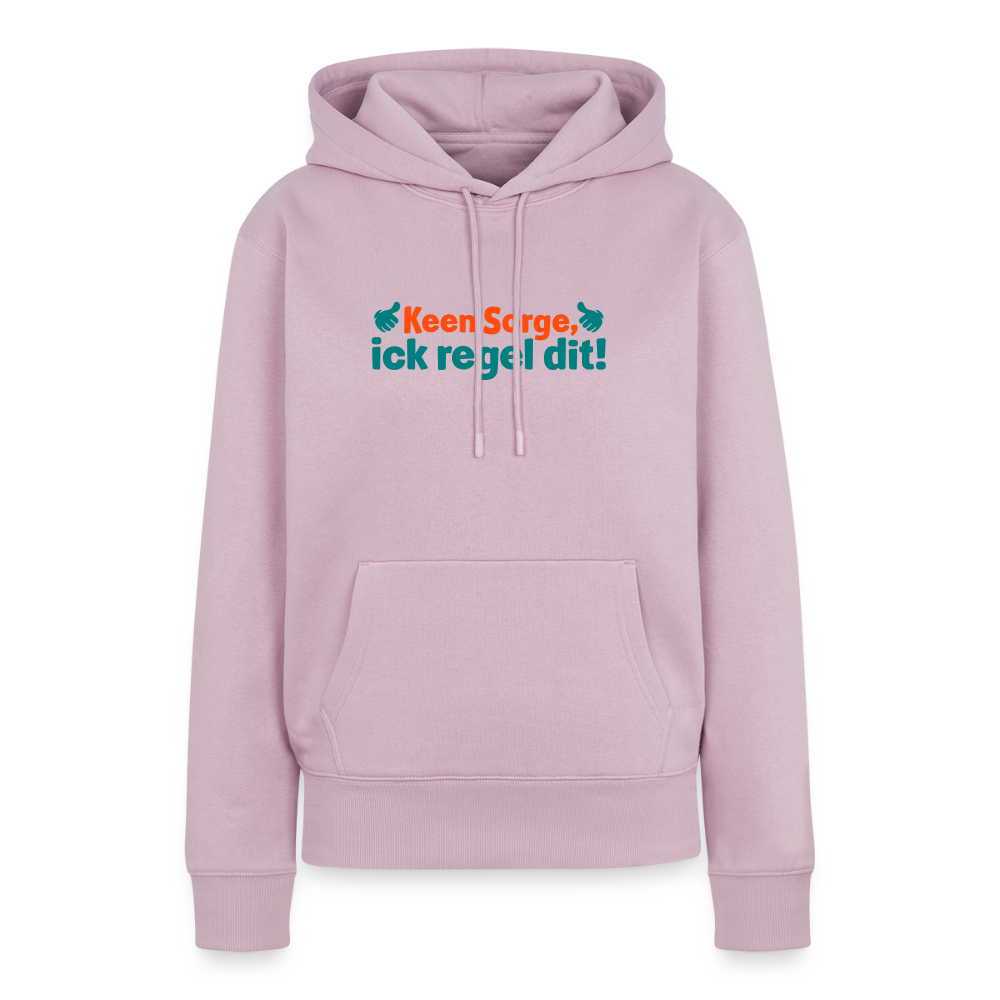 Keene Sorge, ick regel dit! - Frauen Premium Hoodie - Altrosa