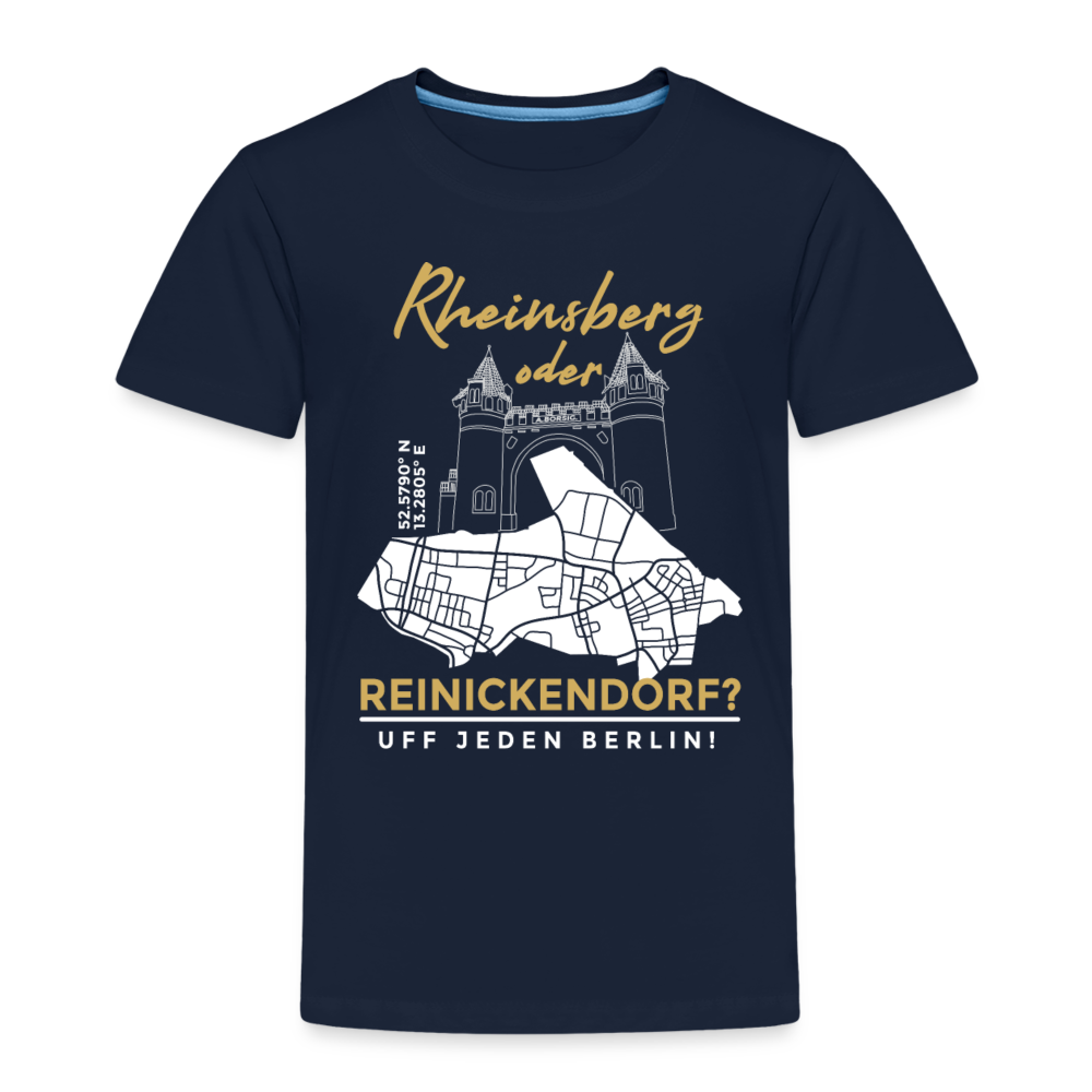 Rheinsberg Oder Reinickendorf - Kinder Premium T-Shirt - Navy