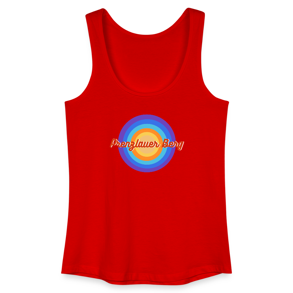 Prenzlauer Berg Retro - Frauen Bio Tank Top - Rot