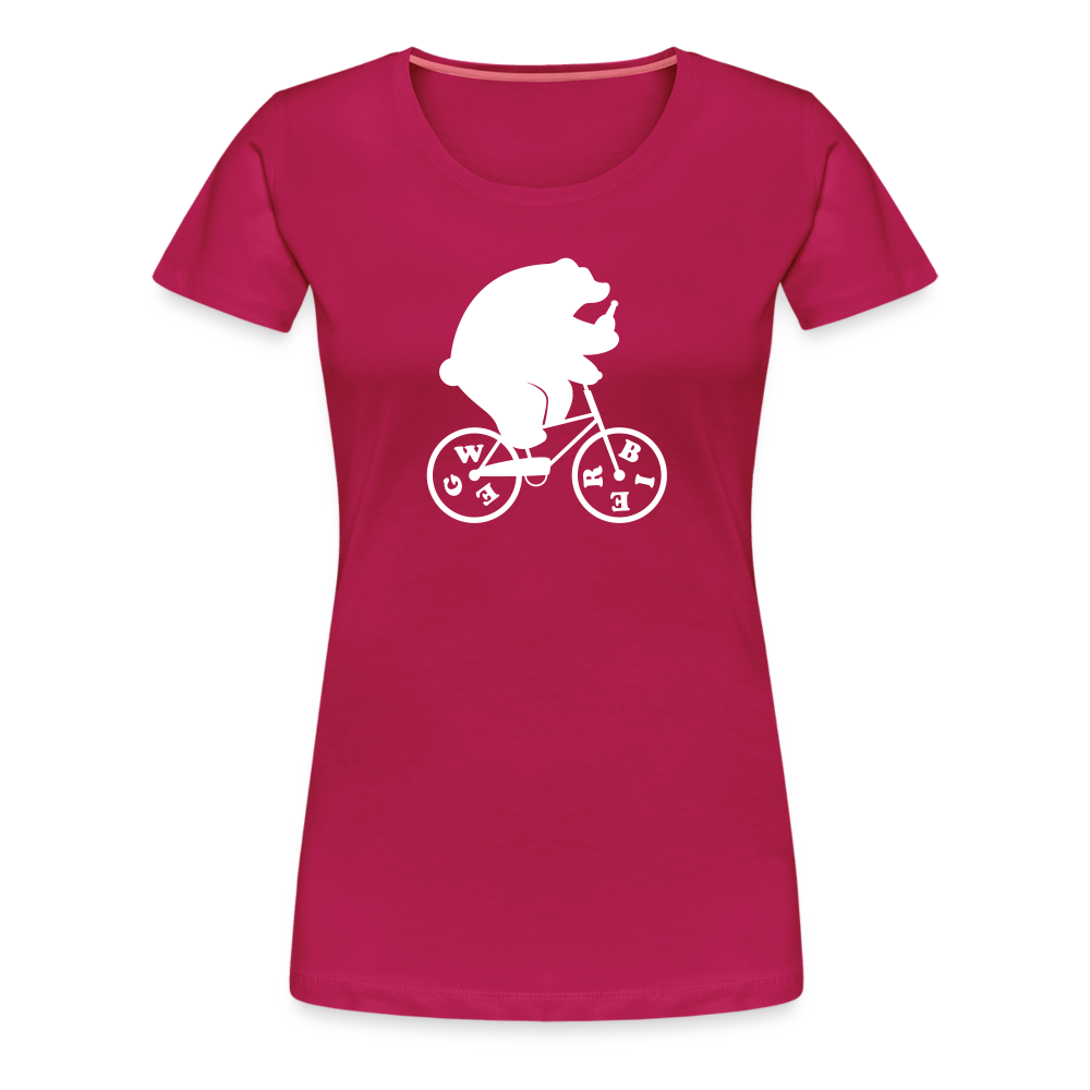 Wegbier Berlin - Frauen Premium T-Shirt - dunkles Pink