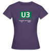 U3 - Frauen Premium T-Shirt - Dunkellila