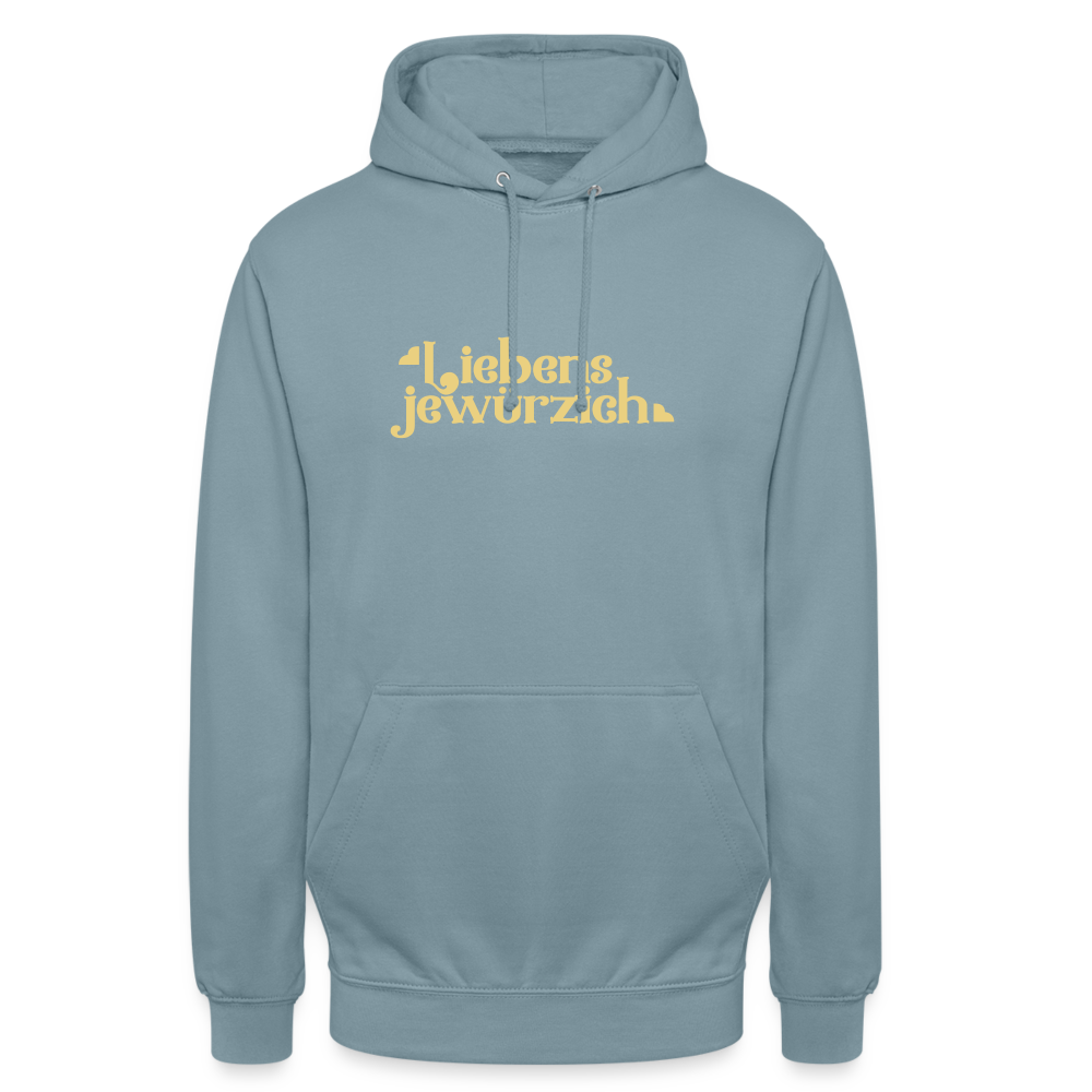 Liebensjewürzich - Unisex Hoodie - Nebelblau