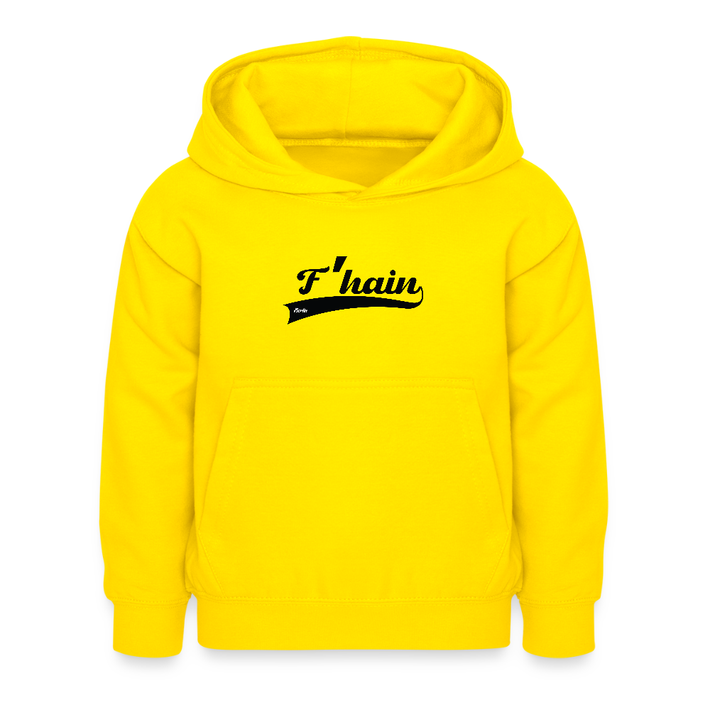 F'hain - Kinder Hoodie - Gelb