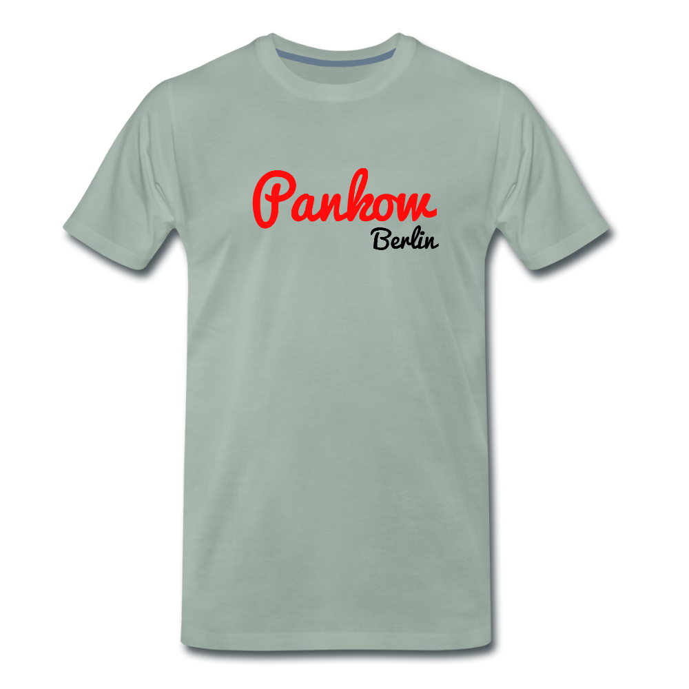 Pankow Berlin - Männer Premium T-Shirt - Graugrün