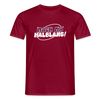 Mach ma’ halblang! - Männer Premium T-Shirt - Ziegelrot