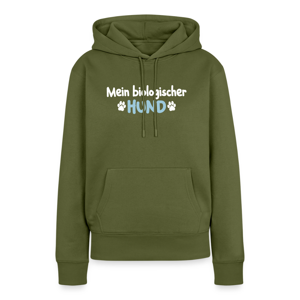 Mein biologischer Hund. - Frauen Premium Hoodie - Khaki