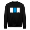 Berliner Skyline in Streifen - Unisex Bio Sweatshirt - Schwarz