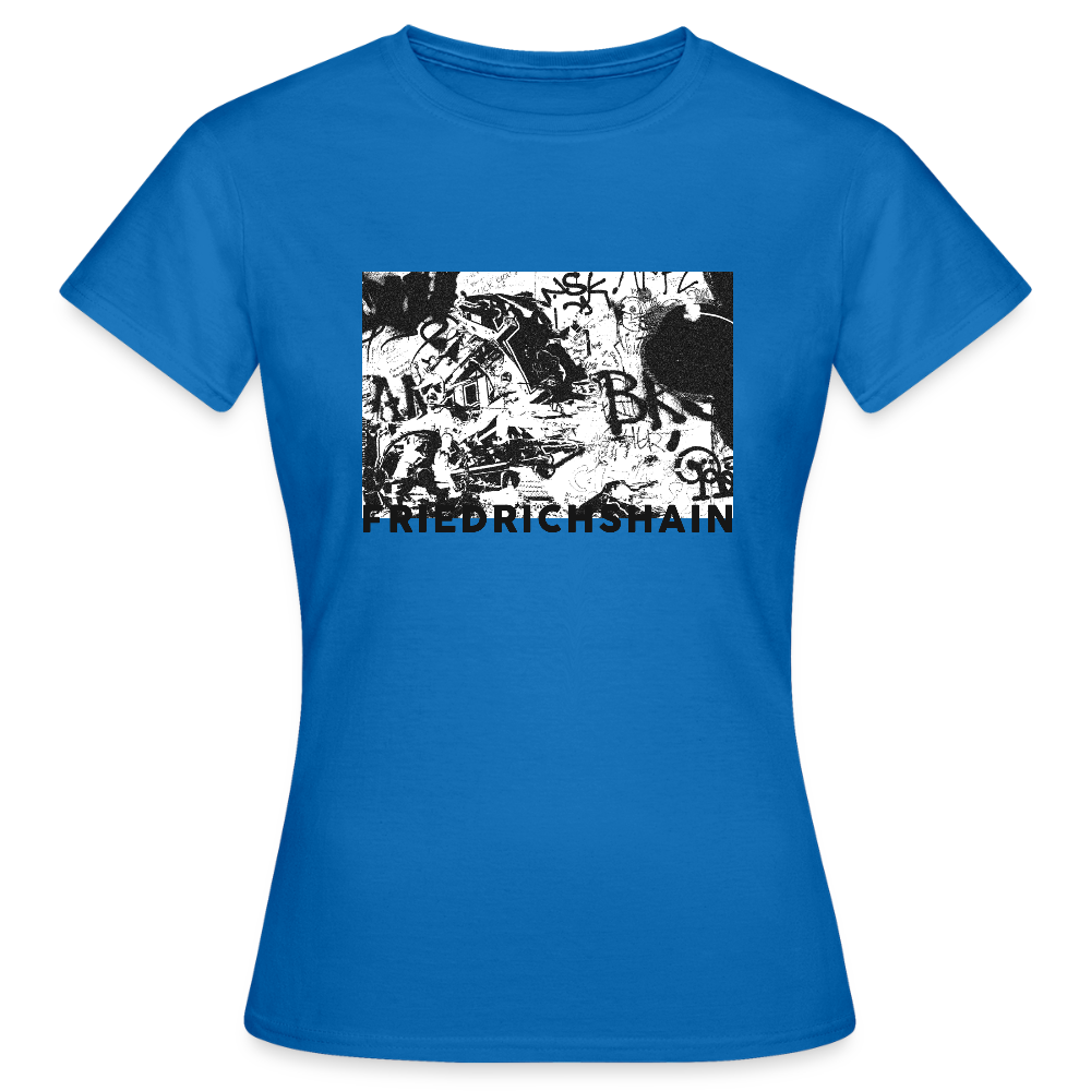 Friedrichshain Graffiti - Frauen Premium T-Shirt - Royalblau