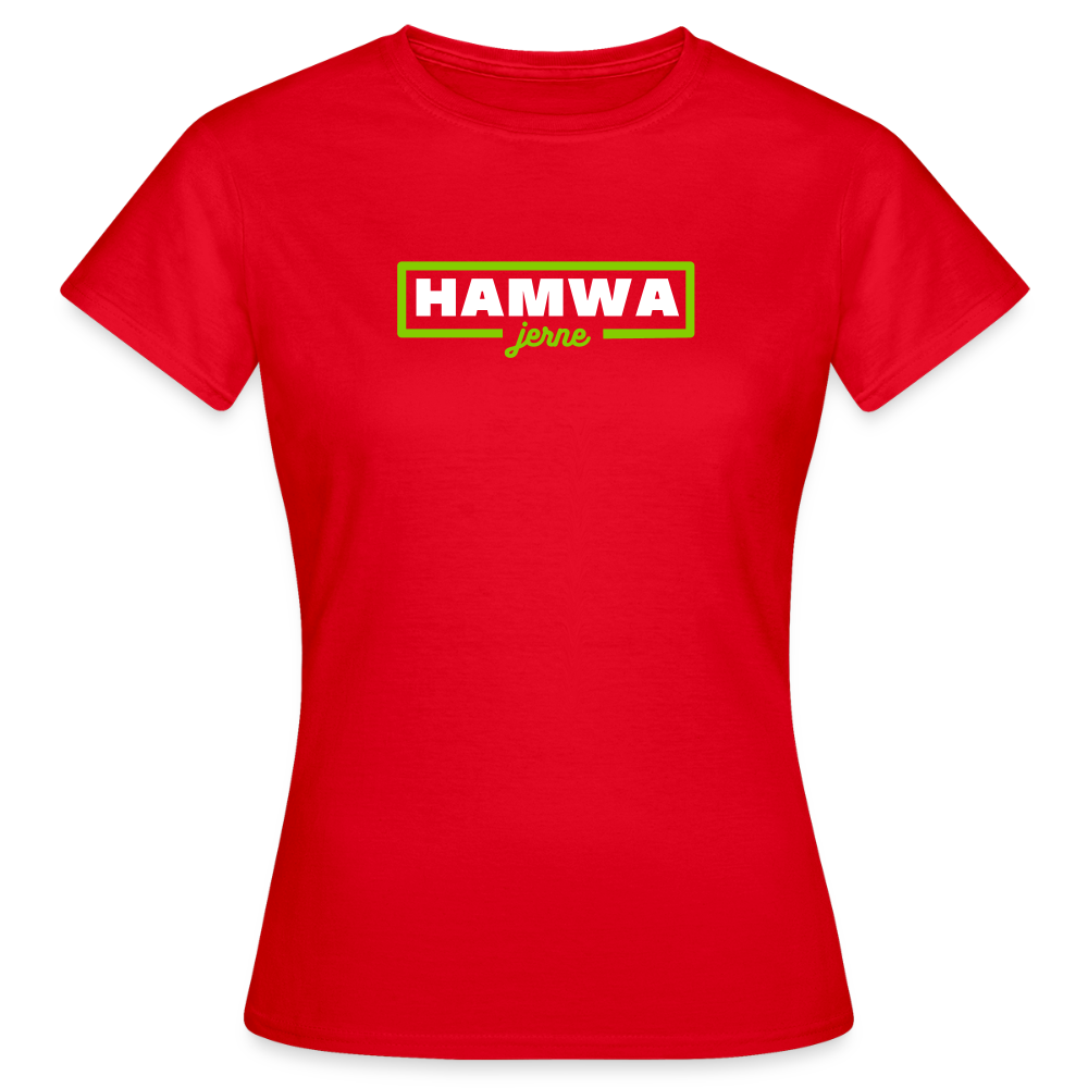 hamwa - Frauen Premium T-Shirt - Rot