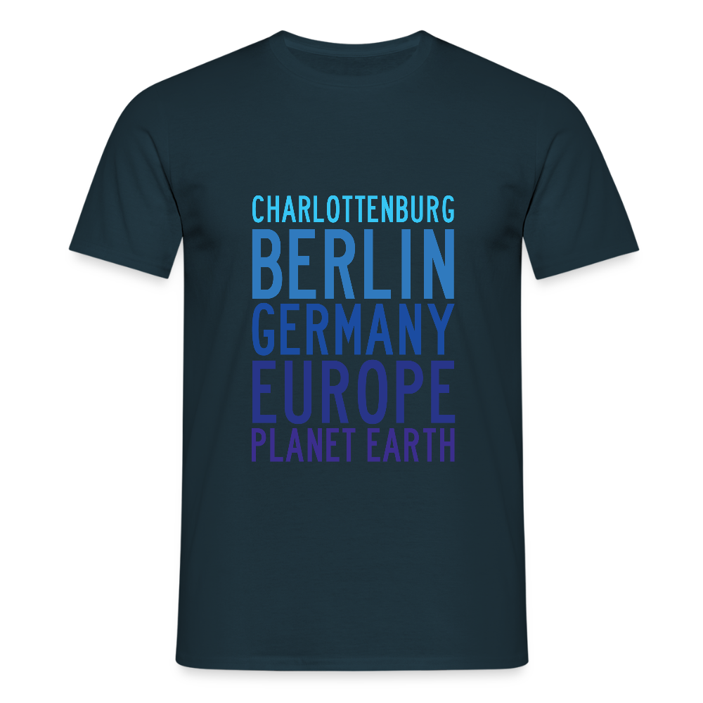 Charlottenburg - Earth - Männer Premium T-Shirt - Navy