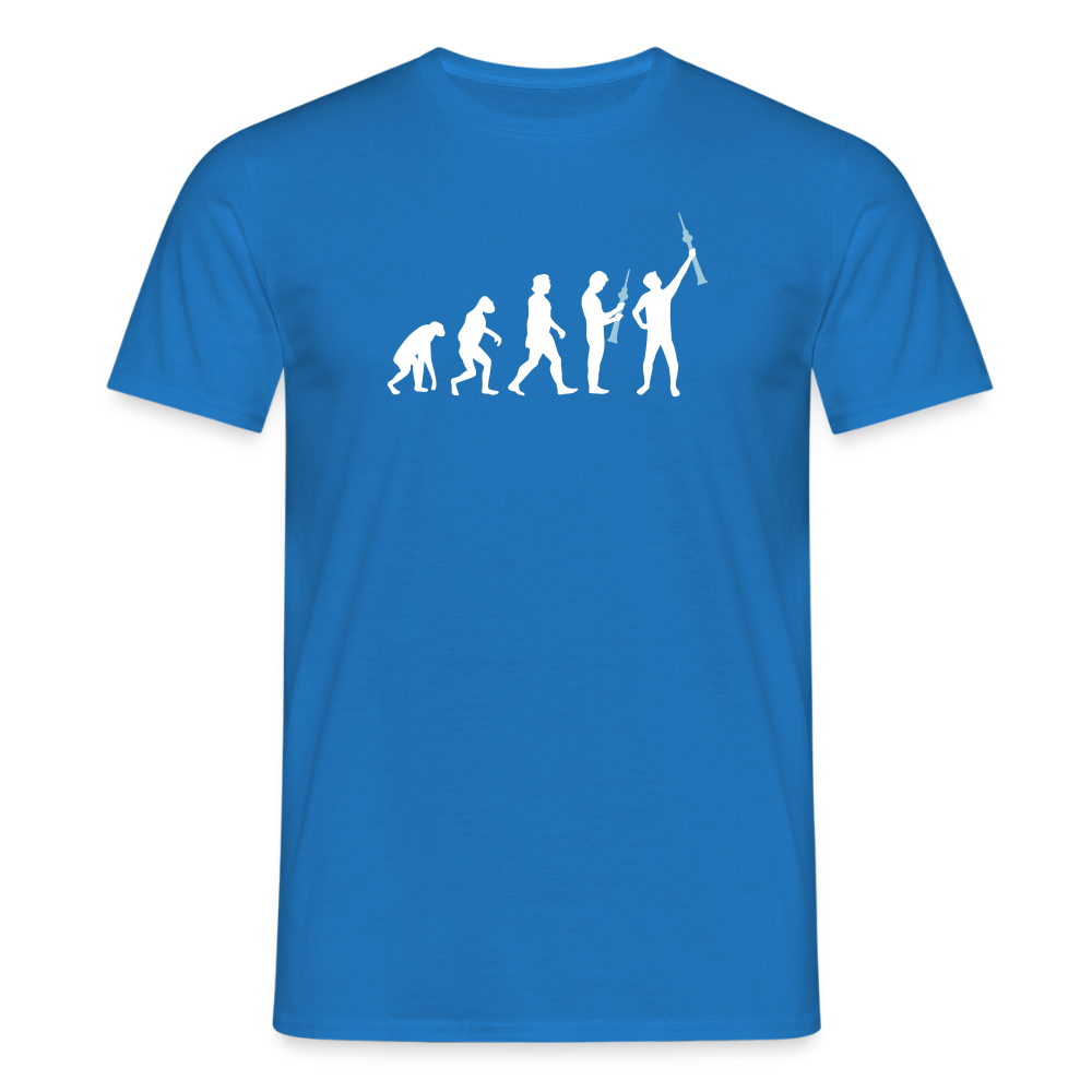 Evolution - Männer Premium T-Shirt - Royalblau