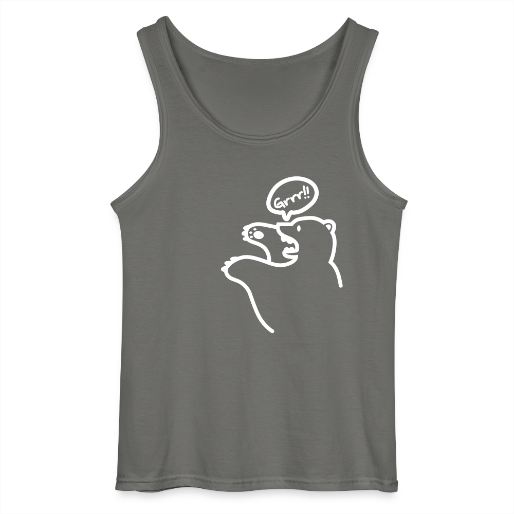 Böser Berliner Bär - Männer Tank Top - Anthrazit